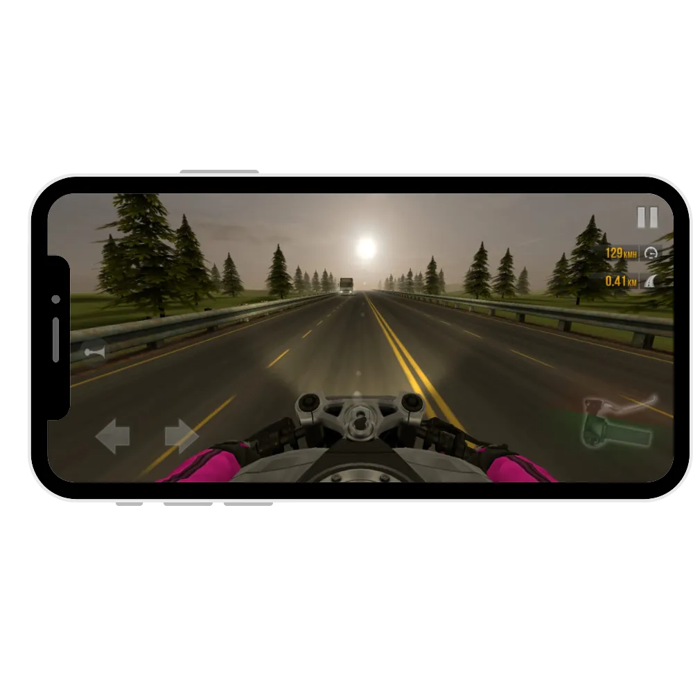Real motorcycle sounds in traffic rider mod apk