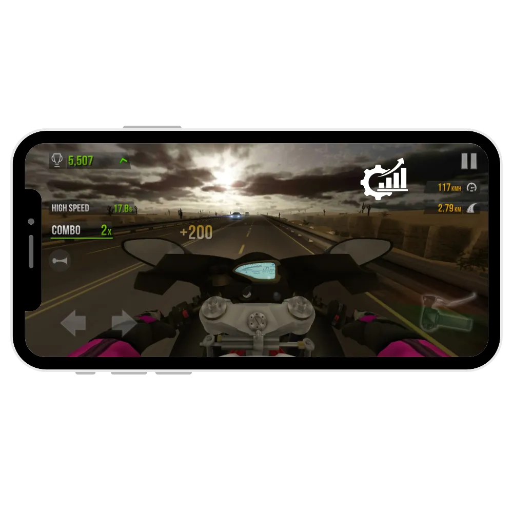 Improve performance in traffic rider mod apk