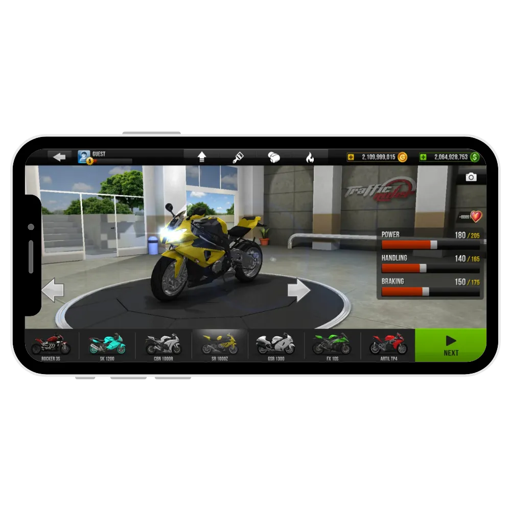 Account protection in traffic rider mod apk