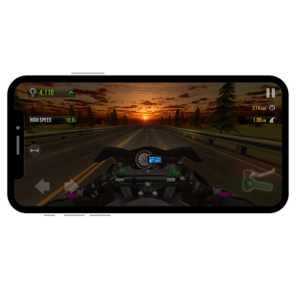 Unlimited fuel in traffic rider mod apk