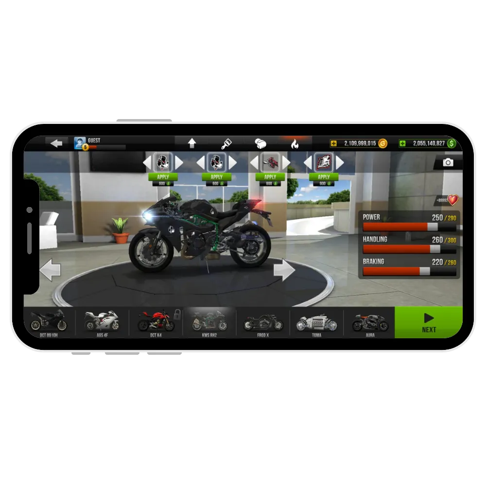Customizable bikes in traffic rider mod apk  