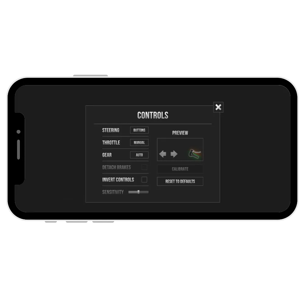 Several ways to control in traffic rider mod apk