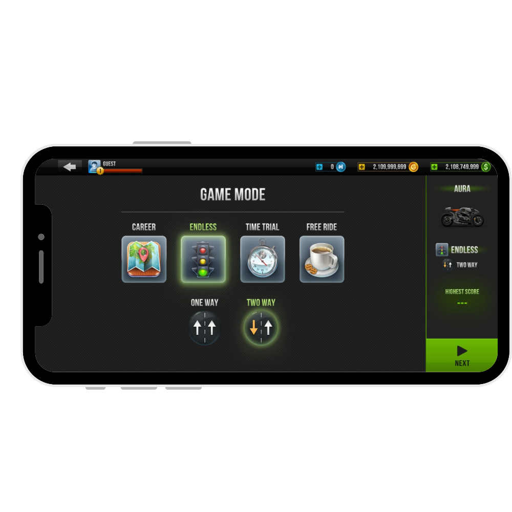 Traffic Rider Tips and Tricks 7 Two way road in traffic rider