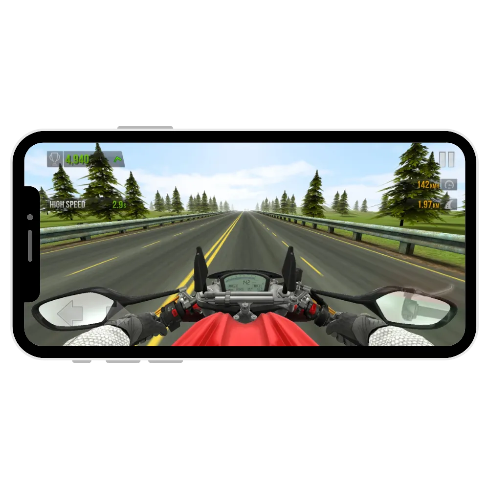 Better graphics in traffic rider mod apk