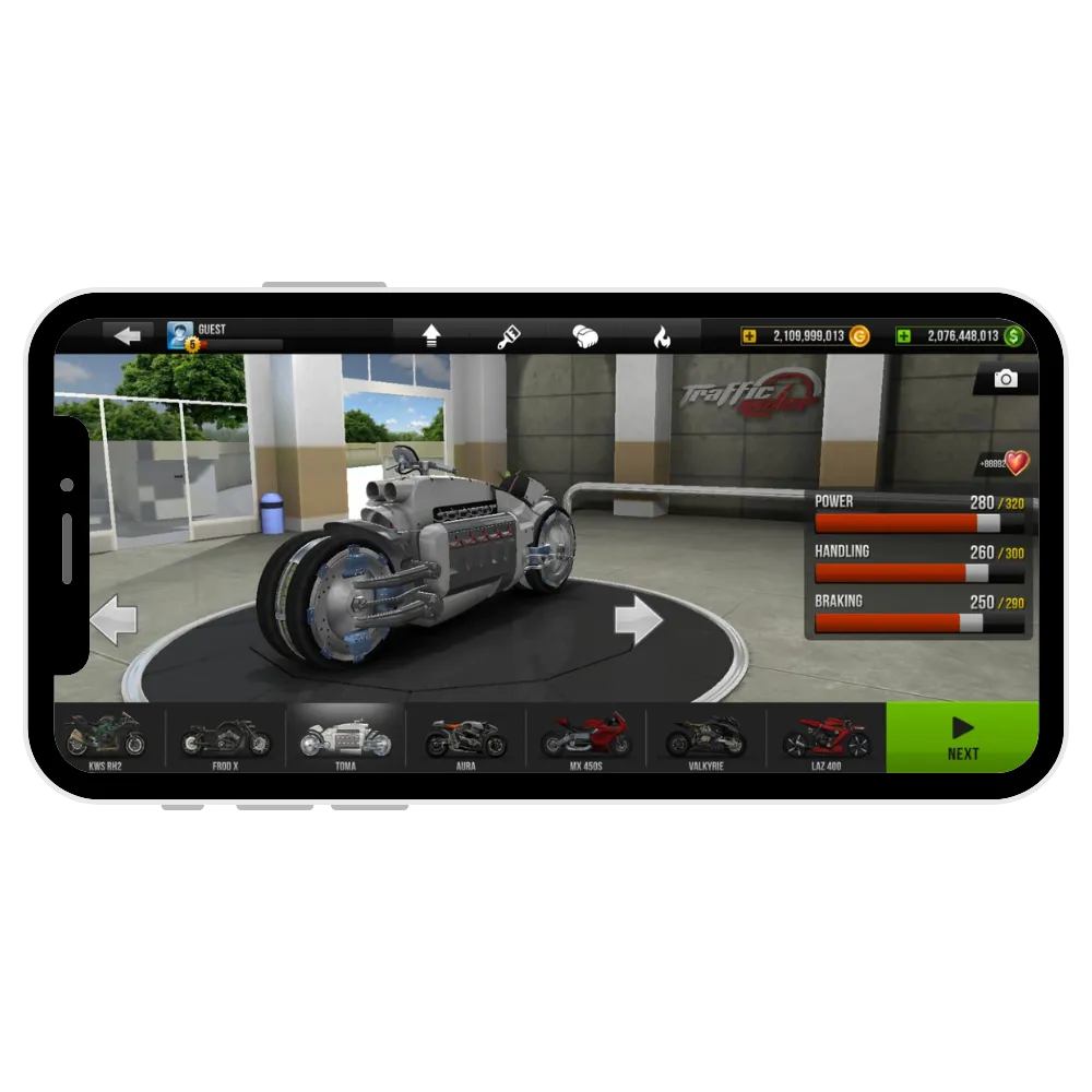 All bikes unlock in traffic rider mod apk