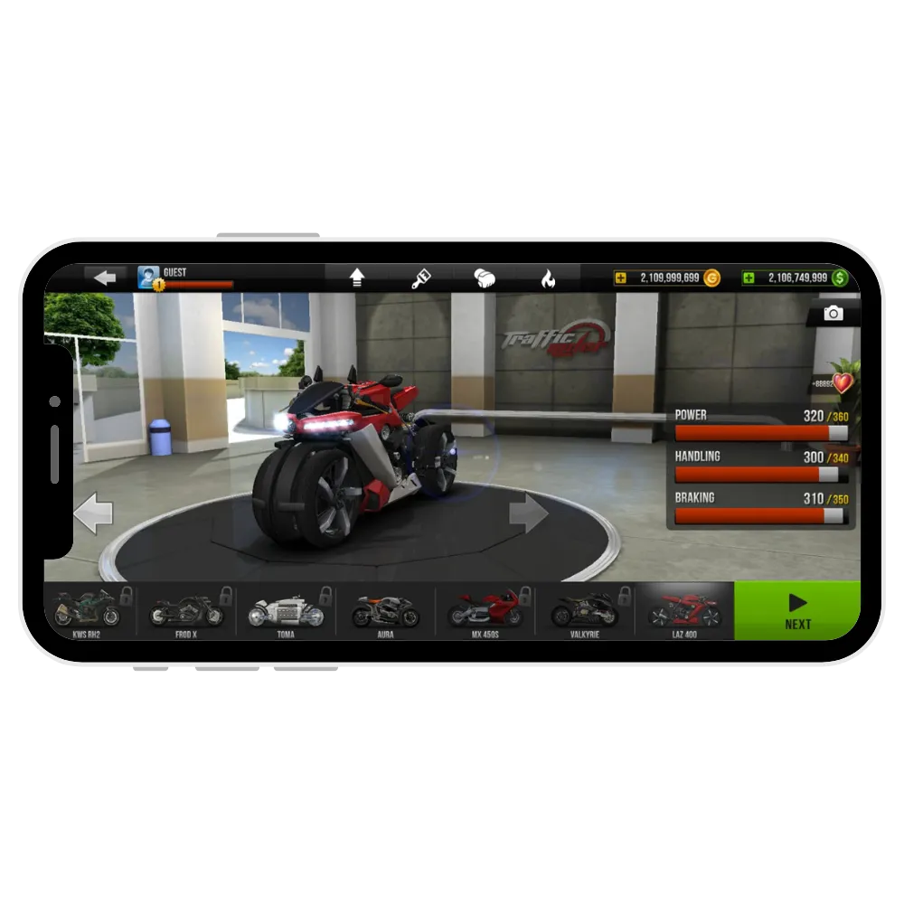 Laz-400 bikes in traffic rider mod apk 