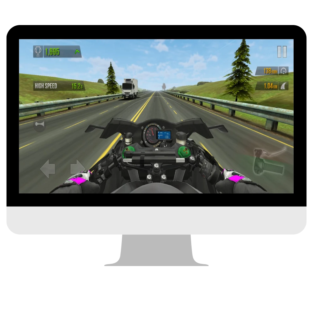 Unlimited Fuel in Traffic Rider mod apk