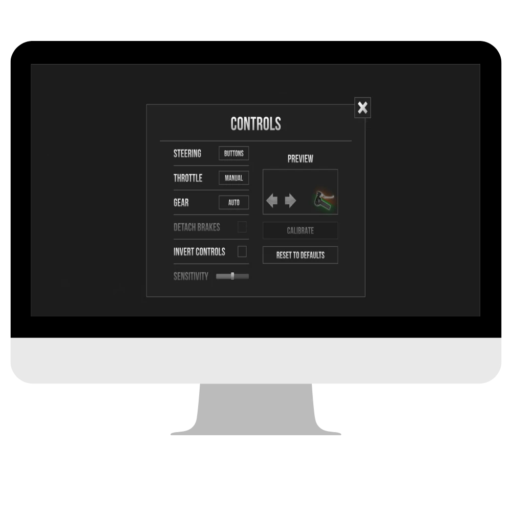 Customizable controls in traffic rider mod apk for pc