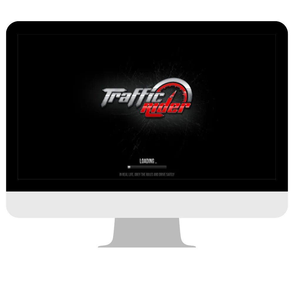 Start the traffic rider on PC