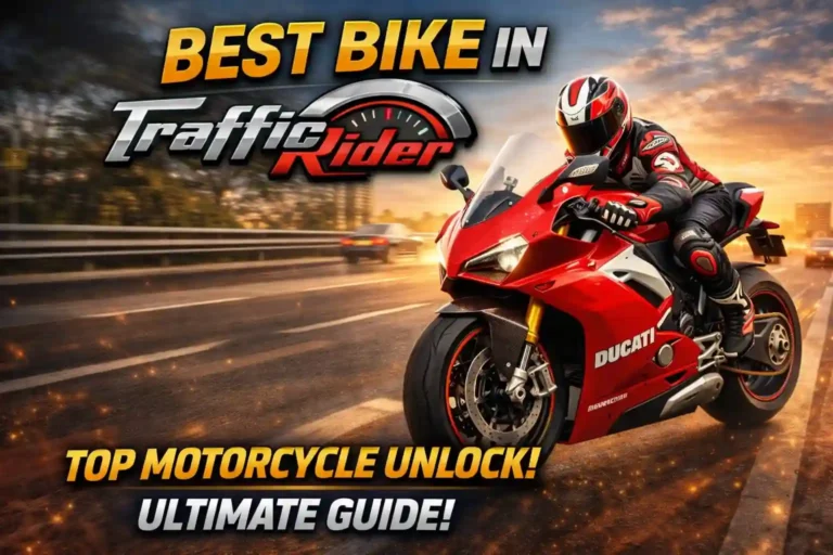 Best bikes in Traffic Rider mod apk